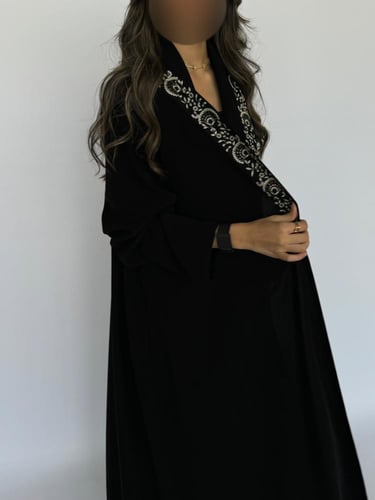 Black Malaki abaya