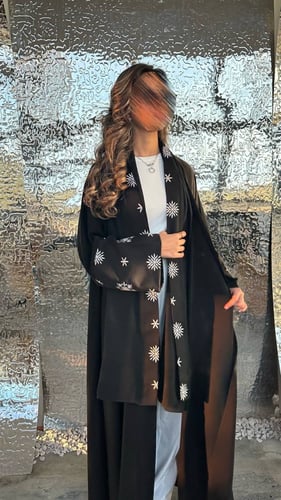 black X white stitching