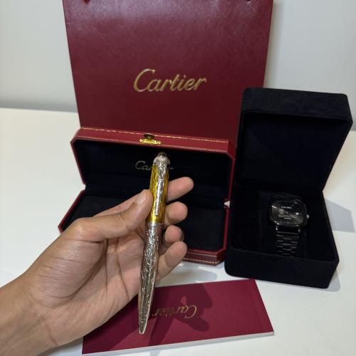 طقم ساعه كاسيو وقلم كارتير