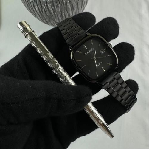 طقم ساعه كاسيو وقلم كارتير