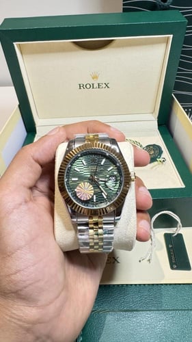 رولكس ديت جست اطار ذهبي