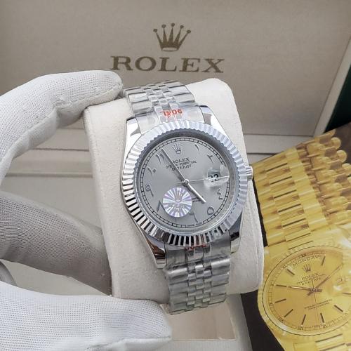 رولكس ارقام عربية رمادي