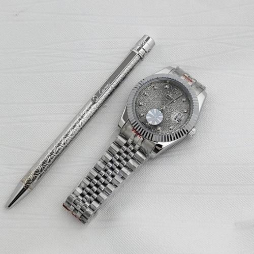 طقم ساعة رولكس وقلم كارتير