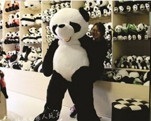 دبدوب الباندا العملاق بحجم 200 سم