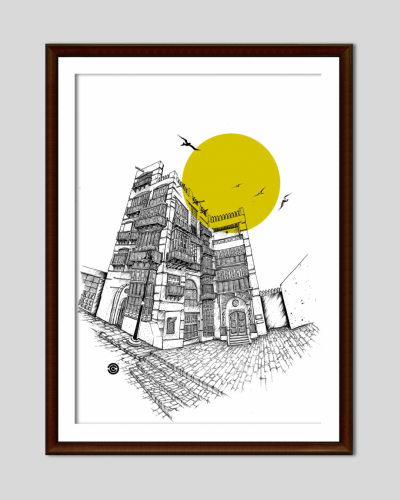 لوحة قصر باعشن