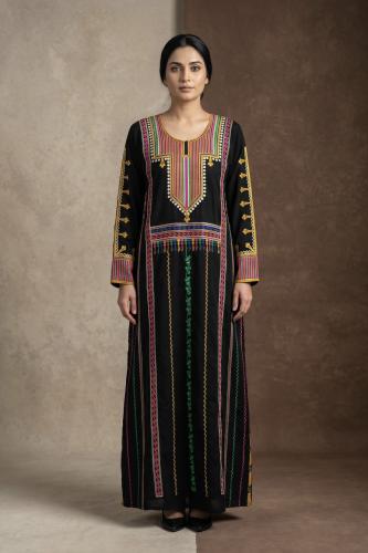 جلابية عسيري مطرزة فاخرة