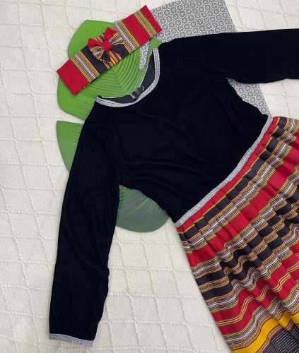 فستان شعبي+ربطة