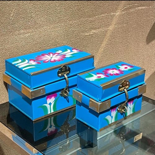 صندوق حديد تراثي