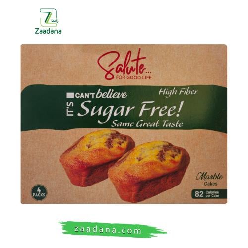 كيك ماربل شوكلاته خالي من السكر 4 قطع