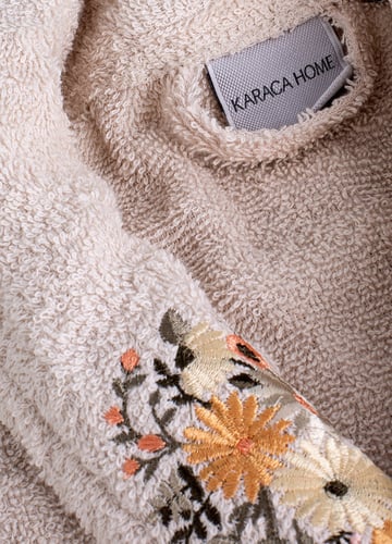 طقم روب أستحمام ومنشفة مفرد Noreen