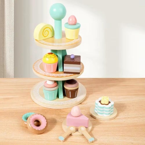 حامل الكعك الخشبي - العاب تعايش