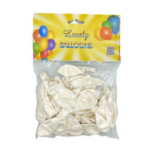 كيس بالون 50 حبة ابيض