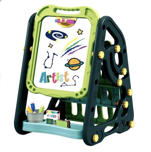 سبورة بوجهين متكاملة - 35 قطعة