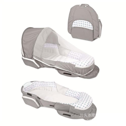 سرير متنقل2in1 قابل للطي