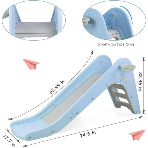 زحليقة للاطفال - مزودة بكرة سلة