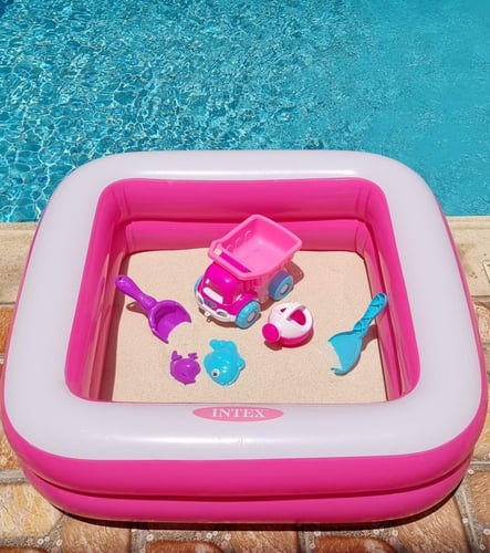 حوض سباحة طبقتين بـ ارضية مبطنه - انتكس