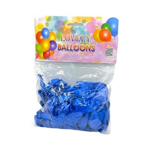 كيس بالون 50 حبة ازرق كحلي