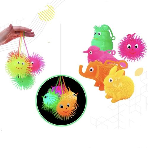 كور مطاطية مضيئة