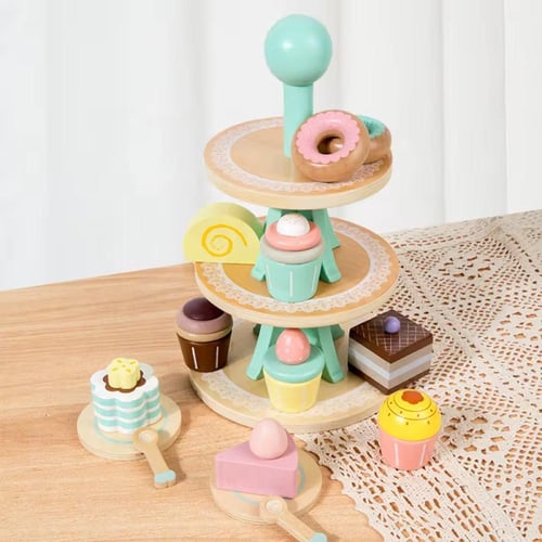 حامل الكعك الخشبي - العاب تعايش