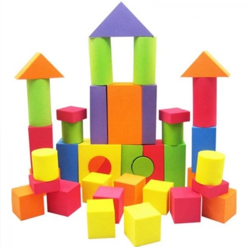 مجموعة المكعبات الاسفنجية 52 قطعة