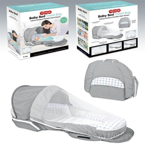 سرير متنقل2in1 قابل للطي