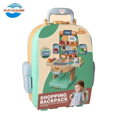 العاب التظاهر طقم حقيبة التسوق