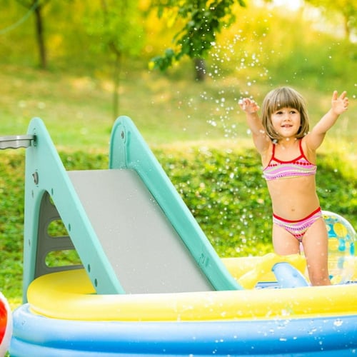 زحليقة للاطفال - مزودة بكرة سلة