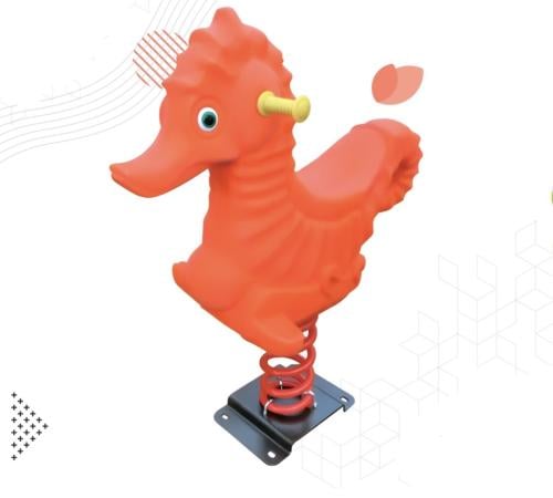 ارجوحة هزاز للحدائق / الاحواش شكل فرس البحر