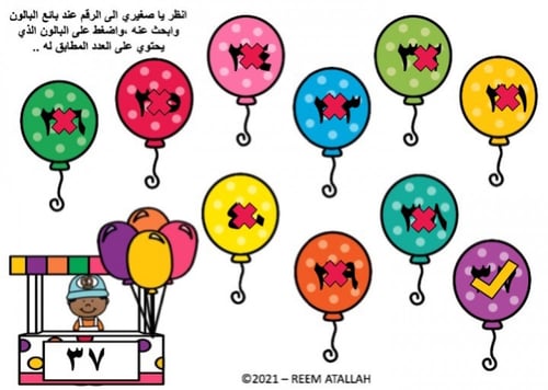 عرض بوربوينت للاطفال عن الارقام جاهز مميز لرقم سبع...