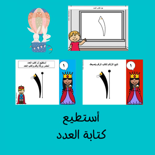 عرض بوربوينت للاطفال عن الارقام جاهز مميز لرقم تسع...