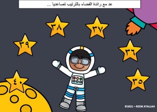 عرض بوربوينت للاطفال عن الارقام جاهز مميز لرقم تسع...