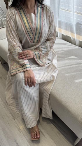 جلابيه لينن شك خفيف