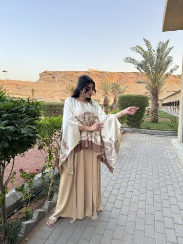 جلابيه حرير قطعتين