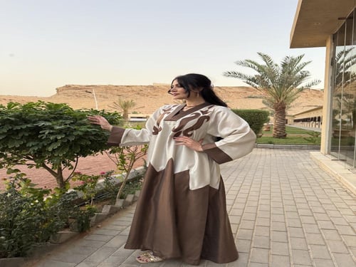 جلابية قماش باربي