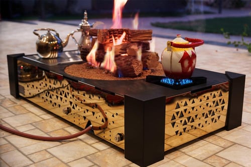 موقد نار حاتم - الذهبي