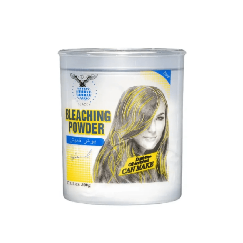 بودرة ميش للشعر أزرق شفاف من بلاك 500جرام