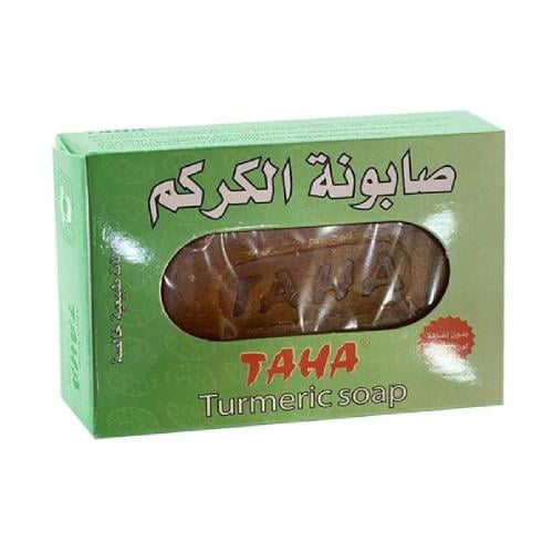 صابونة خلاصة الكركم لتنظيف البشرة من تاها -125 غم