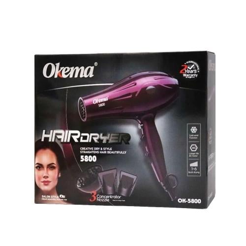 مجفف الشعر2400 واط من اوكيما ok-5800