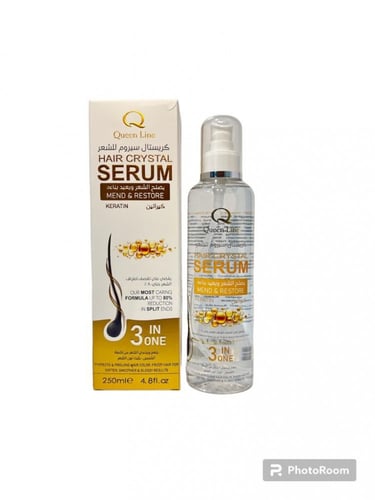 سيروم كريستال للشعر بالكرياتين3*1 كوين لاين 250 مل...