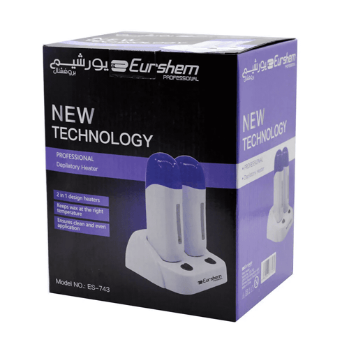 جهاز تسخين شمع ثنائي مع قاعدة من يورشيم