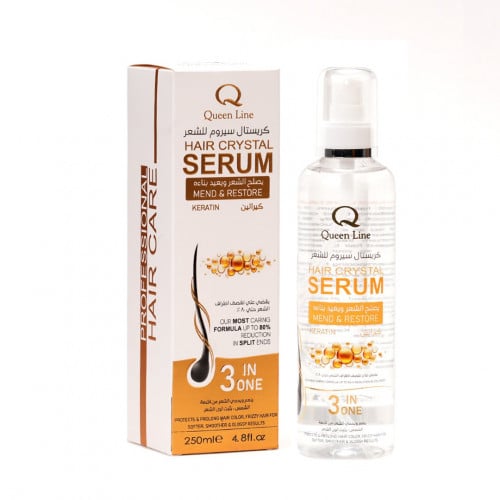 سيروم كريستال للشعر بالكرياتين3*1 كوين لاين 250 مل...