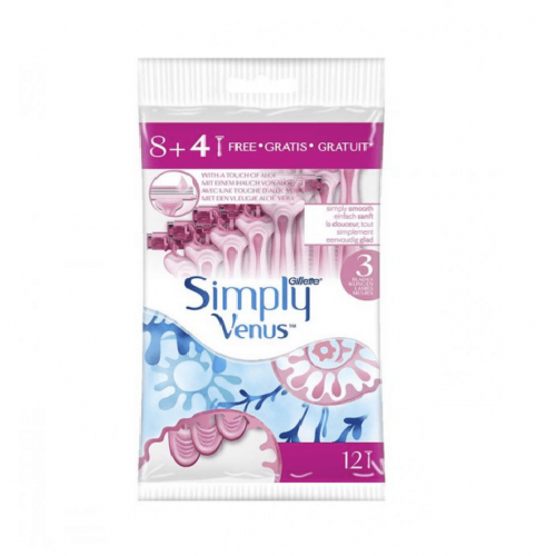 عبوة شفرات سيمبلي 3 للاستخدام مرة واحدة للنساء من...