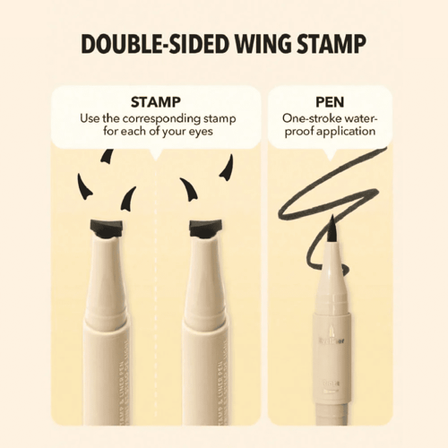 قلم تحديد العيون 2 في 1 جيت فوكسي آي لون اسود من ش...