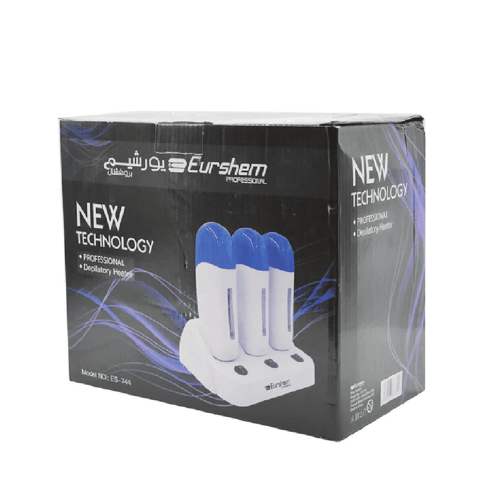 جهاز تسخين شمع ثلاثي مع قاعدة من يورشيم