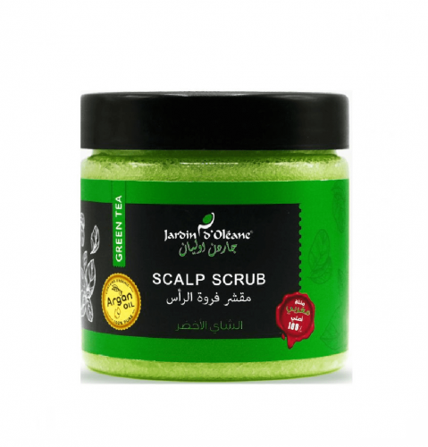 مقشر فروة الرأس بالشاي الاخضر جاردن اوليان 250 جرا...