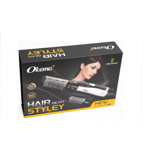 مجموعة فرشاة تصفيف الشعر من اوكيما قطعتين- OK977