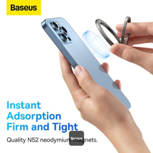 باسيوس هالو حامل حلقي معدني مغناطيسي قابل للطي للج...