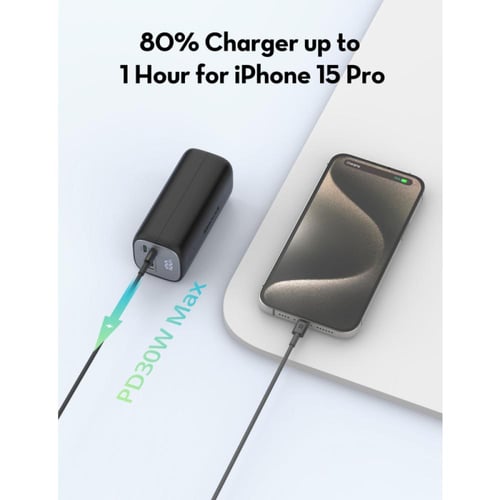 راف باور باور بانك ميني - 3 منافذ - 14000mAh - أسو...