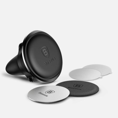 بايسوس حامل موبايل مغناطيسي للسيارة مع مشبك كابل م...