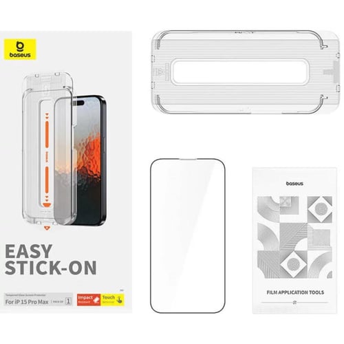 بايسوس Sapphire Series HD واقي شاشة من الزجاج المق...